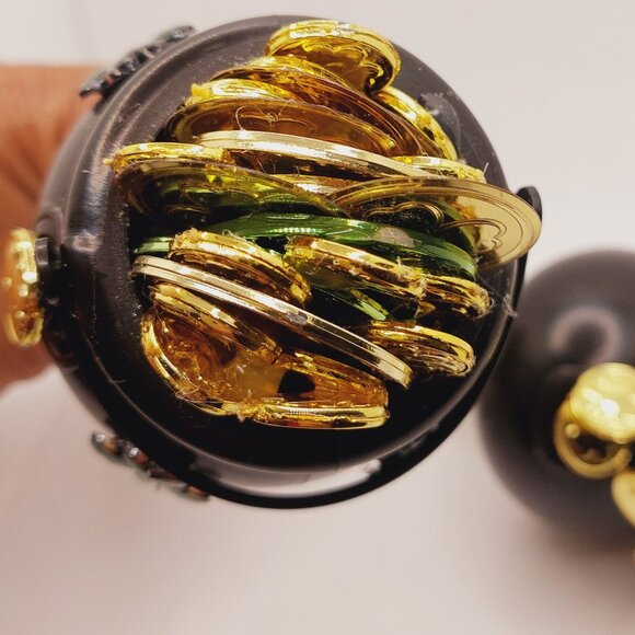 Gold, Black & Green Pot of Gold Pens and Holder (StPat4) - Picture 5 of 10